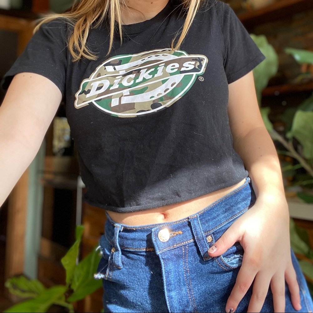 Dickies camo crop top